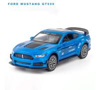 Ford Mustang Shelby Gt500 Gt350, Voiture De Haute Simulation, Modèle De Voiture En Alliage, 4 Portes Ouvertes, Cadeaux Pour Enfants, 1:32