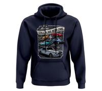 Ford Mustang Still Plays with Cars Sweat à capuche pour homme, Bleu marine, 5XL