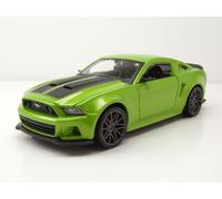 Ford Mustang Street Racer 2014 Vert Métallique Maisto 1:24