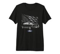 Ford Mustang USA Flag T-Shirt Haut de Gamme