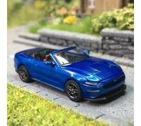 Brekina PCX870564 1/87 Ford Mustang VI Cabriolet 2020 Bleu Foncé - Neuf