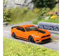 Ford, Mustang VI coupé Mach 1, orange, noir, 2020 - PCX 870568 - HO 1/87