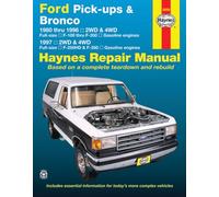 Ford pickups F100F350 Bronco 19801996 F250HD F350 1997 Haynes Repair Manual USA by Haynes Publishing Haynes Publishing (Auteur)