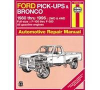 Ford pickups F100F350 Bronco 19801996 F250HD F350 1997 Haynes Repair Manual USA by Haynes Publishing Haynes Publishing (Auteur)