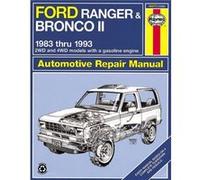 Ford Ranger amp Bronco II 83 93 by Homer Eubanks & J H Haynes & Revised by Alan Ahlstrand Alan Ahlstrand, Homer Eubanks, John Harold Haynes (Auteur)