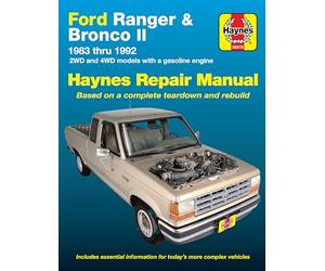Ford Ranger and Bronco II 1983 thru 1992
