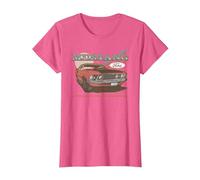 Ford - Red Mustang American Purbred T-Shirt, Femme, Rose Chiné, 3XL