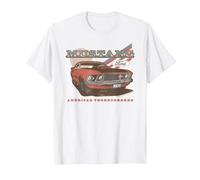 Ford - Red Mustang American Purbred T-Shirt, Homme, Blanc, M