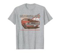 Ford - Red Mustang American Purbred T-Shirt, Homme, Gris Chiné, S