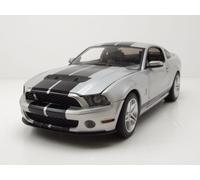 Ford Shelby GT500 MUSTANG 2011 Argent Noir Maquette de Voiture 1:18 Greenlight