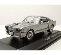 Greenlight – Voiture miniature de collection Ford Shelby Mustang GT500 Eleanor 1967 1:43 Gris argenté