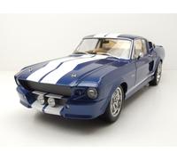 Ford Shelby Mustang GT500 1967 Bleu Blanc Modèle Réduit 1:12 Échelle