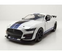 Ford Shelby Mustang GT500 2020 Blanc Bleu Modèle Réduit 1:24 Jada Toys