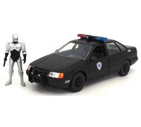 JADA TOYS 1:24 Ford Tarus W/Robocop Figure Black Hollywood Rides 1986