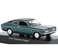 FORD Taunus Coupe - 1970 - greenmetallic - Maxichamps 1:43