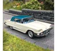 FORD Thunderbird hardtop, blanc/bleu, 1960 - BREKINA 18200 - HO 1/87
