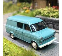Ford transit Mk1, bleu turquoise, 1970 - BREKINA 34171 - HO 1/87