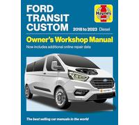 Ford Transit Tourneo Custom 2018-2023 Diesel: Owners Workshop Manual - Now includes additional online repair data