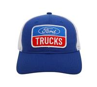 Ford Trucks Chino Twill and Mesh Patch Trucker Hat | Casquette de Baseball pour Homme Bleu, Bleu, Taille Unique