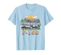 Ford Trucks F150 Mountain Ride T-Shirt, Homme, Bleu Céleste, 3XL