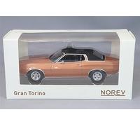 Noreb JETCAR 1/43 Ford Gran Torino 1974 Marron Châtain