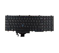 ForDELL E5550 E5570 E5580 Clavier rétroéclairé de rechange pour clavier anglais standard américain W Poin, mignon avec rétro-éclairage pointant