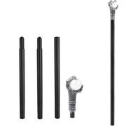 FORDJA Canne gothiquem, Sceptre de Pharaon pour Halloween et Carnaval (Transparent)