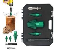 Fore Bois Perceuse Fendeuse,Vis Conique Robuste Pour Perceuse | Outil Détachable pour Assemblage Meubles, Artisanat, Élimination Souches et Réparations Domestiques