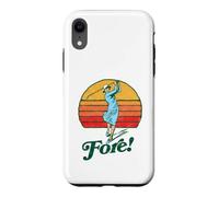Fore! Femme Golf Vintage Retro Funny Woman Golfeur Graphique Coque pour iPhone XR