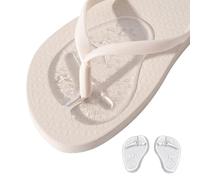 Forefoot Coussinets - Semelle intérieure pour tongs - Inserts de sandales en gel - Motif papillon - Coussinets de pieds antidérapants et anti-usure - Lavable - Semelle intérieure en tanga transparent