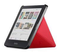 Forefront Cases Étui pour Kobo Clara Colour et Kobo Clara BW (Modèle:2024) - Étui de Support Pliant (Style Origami) - Mince et Léger, Fonction Automatique Veille/Réveil Intelligente Coque - Rouge