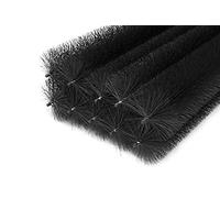 Forega - Brosse de gouttière 12 m 110-120 cm Ø 19 cm 10 pièces | Résistant aux UV | Protection foliaire | Installation simple | Protection du panneau solaire (fil inoxydable)