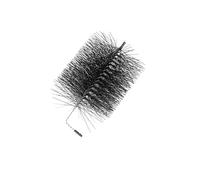 Forega Brosse de protection de gouttière 10/15 cm - Protection contre les feuilles, gouttière et étang - Protection contre les martres et les oiseaux - Acier inoxydable résistant aux intempéries