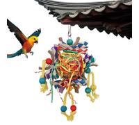 Foreging Shredder jouet, jouet de de,Jouets de boule - Design de crochet en métal Accessoires de fourrage pour oiseaux gris africain, macaws, conure, cacatoès, cockatiel