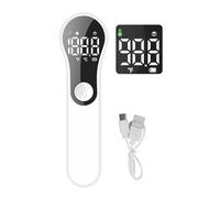 Forehead Temperature Meter, Infrared Touchless Thermometer, Forehead and Objects 2-in-1 Digital Measuring Device for Kids, Adult, Elderly Monitoring, Babies, Home Use, White Color