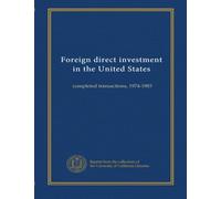 Foreign direct investment in the United States (v.