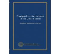 Foreign direct investment in the United States (v.