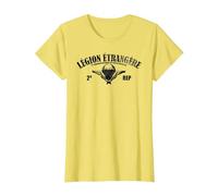 Foreign Legion Parachooper T-Shirt - 2 Rep (Vieilli) T-Shirt, Femme, Citron, 3XL