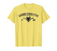 Foreign Legion Parachooper T-Shirt - 2 Rep (Vieilli) T-Shirt, Homme, Citron, S