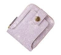 Foreign Trade Étui portefeuille à fermeture éclair horizontale en denim pour homme 6 Plus Violet Taille unique