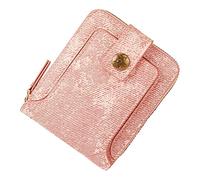 Foreign Trade New Men's Short Multi fonctionnel Denim Fabric Horizontal Zipper Wallet Case for, rose, Taille unique