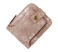 Foreign Trade Portefeuille court multifonction en denim avec fermeture éclair horizontale et porte-carnet de chèques pour femme (Kaki, taille unique)