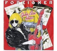 FOREIGNER - juke box hero 45 rpm single