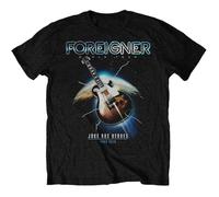 Foreigner Jukebox Heroes Tee T-Shirt Black 3XL