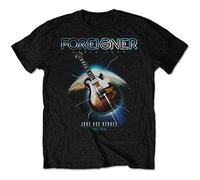 Foreigner Jukebox Heroes Tee T-Shirt Mens Black(XX-Large)