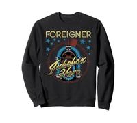 Foreigner Retro Jukebox Hero with Stars Vintage Band Sweatshirt