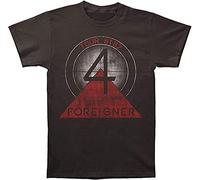Foreigner Rock Band Music Group Tour '81-'82 Adult Fitted Jersey T-Shirt Tee(Medium)