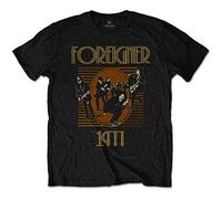 Foreigner - T-Shirt # M Black Unisex # Est' 1977 [Import]