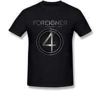 Foreigner The Best of Foreigner 4 Men T-Shirt Printed Camiseta Black Tee Top S