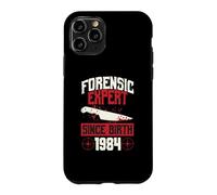 Forensic Expert Since Birth 1984 True Crime Thème Anniversaire Coque pour iPhone 11 Pro